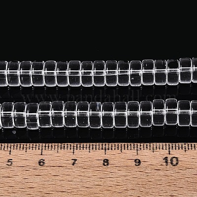 Transparente Glasperlen Stränge&nbsp;GLAA-N026-4x8mm-T06-1