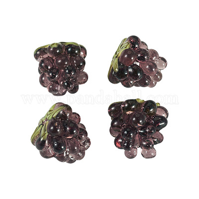 4pcs cuentas de lampwork hechas a mano&nbsp;LAMP-TA0002-24F-1