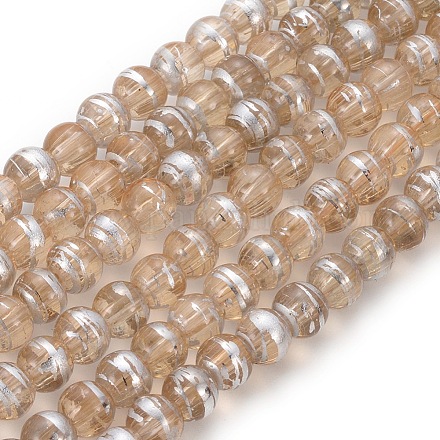 Cuisson drawbench peint brins de perles de verre transparent DGLA-S110-6mm-CD71-1