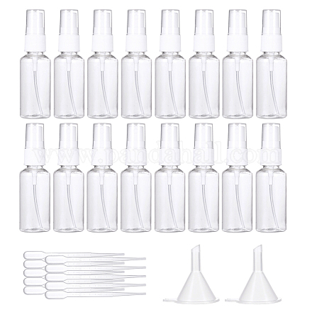 Benecreat botella de spray recargable de plástico transparente para mascotas de 30 ml MRMJ-BC0001-50-1