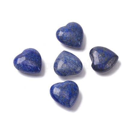 Natural Lapis Lazuli Heart Love Stone G-K416-04F-1