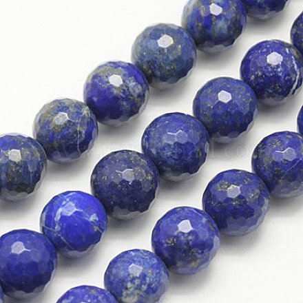 Natural Lapis Lazuli Bead Strands G-G431-04A-12mm-1