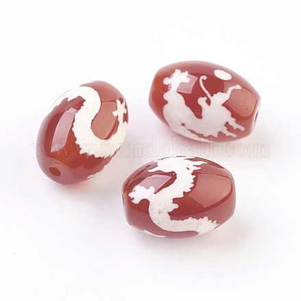 Perles de style tibétain TDZI-K002-E-03-1