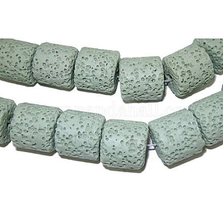 Chapelets de perles de lave naturelle G-O126-02A-15-1