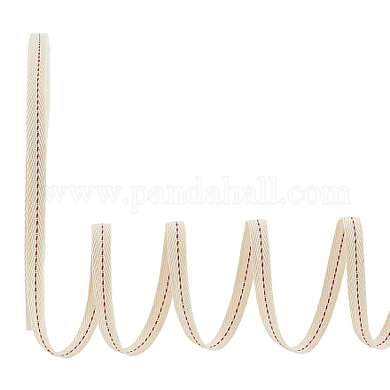 Perlen etwa 54 Yard genähtes Baumwollband OCOR-WH0068-72A-1