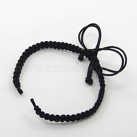 Création de bracelets de corde en nylon tressée AJEW-M001-24-1