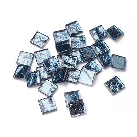 Cabochons de carreaux de mosaïque en cristal de verre galvanoplastie GLAA-G073-A01-1