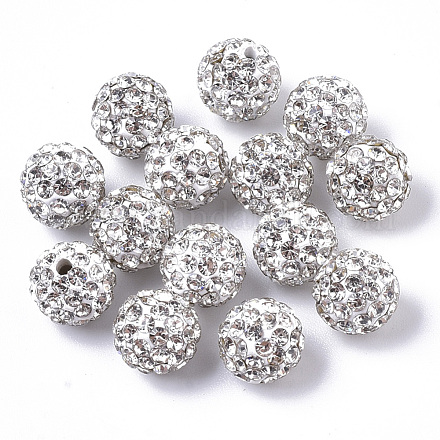 Pave Disco Ball Beads RB-T017-03-26-1