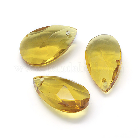 Faceted Glass Pendants X-GLAA-F069-L-A14-1