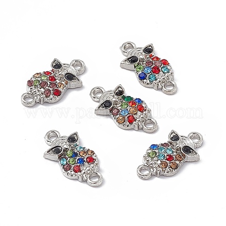 Alloy Rhinestones Connector Charms FIND-A024-53P-1