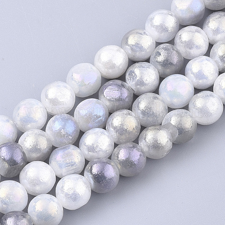 Chapelets de perles en calcite naturelle G-S329-084-1