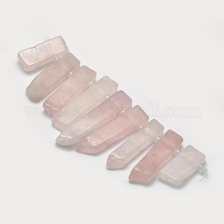 Натуральный розовый кварц постепенные бусы пряди G-P319-26-1