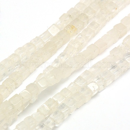 Natural Quartz Crystal Bead Strands G-A128-C16-1