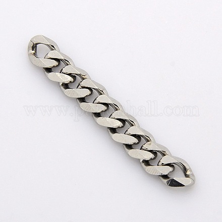Men's Jewelry Making 201 Stainless Steel Curb Chains CHS-A003B-2.0mm-1