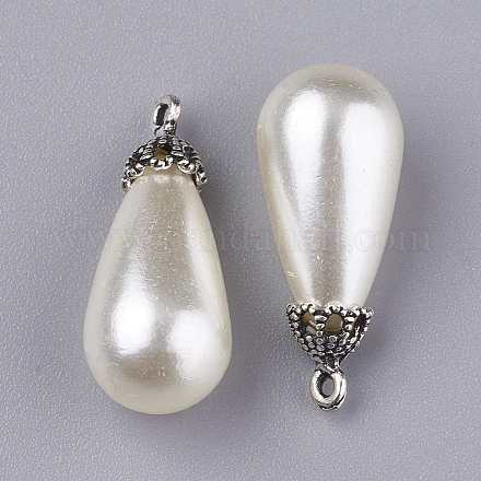Pendentifs de perle d'imitation acrylique PALLOY-K094-03AS-1