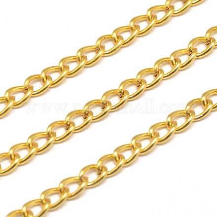 Electroplate Iron Curb Chains CH-M010-A-09-FF-1