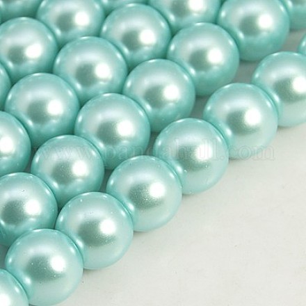 Abalorios de perla de vidrio X-HY-3D-B12-1