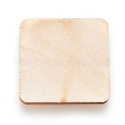 Cabochon in legno WOOD-WH0009-01-1