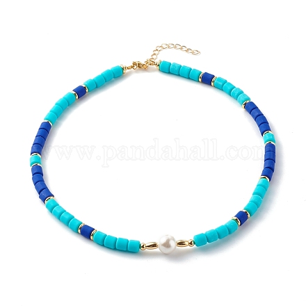 Argile polymère colliers de perles NJEW-JN03582-1