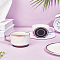 2Pcs PVC Coaster, Cup Mats, Flat Round, Pink, 69x5mm