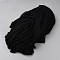 Polyester Stretch Mesh Fabric, Clothing Accessories, Black, 1650x0.5mm, 2 yards/pc
