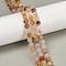Natural Ferruginous Quartz Beads Strands, Round, 6~6.5mm, Hole: 0.7mm, about 59~61pcs/strand, 15.16''~15.35''(38.5~39cm)