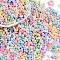 Glass Seed Beads, Round Hole, Peanut, Mixed Color, 3.5x6x3.5mm, Hole: 0.8mm, about 100pcs/10g