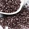 Glass Bugle Beads, Imitation Cat Eye, Cylinder, Coconut Brown, 2x1.5mm, Hole: 1.2mm, about 2777pcs/10g