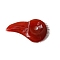 Natural Red Jasper Pendants, Bird, 23x43mm, Hole: 5mm