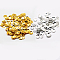 Plastic Paillette Beads, Semi-cupped Sequins Beads, Center Hole, Mixed Color, 6~7x0.5mm, Hole: 1mm, about 35000pcs/pound