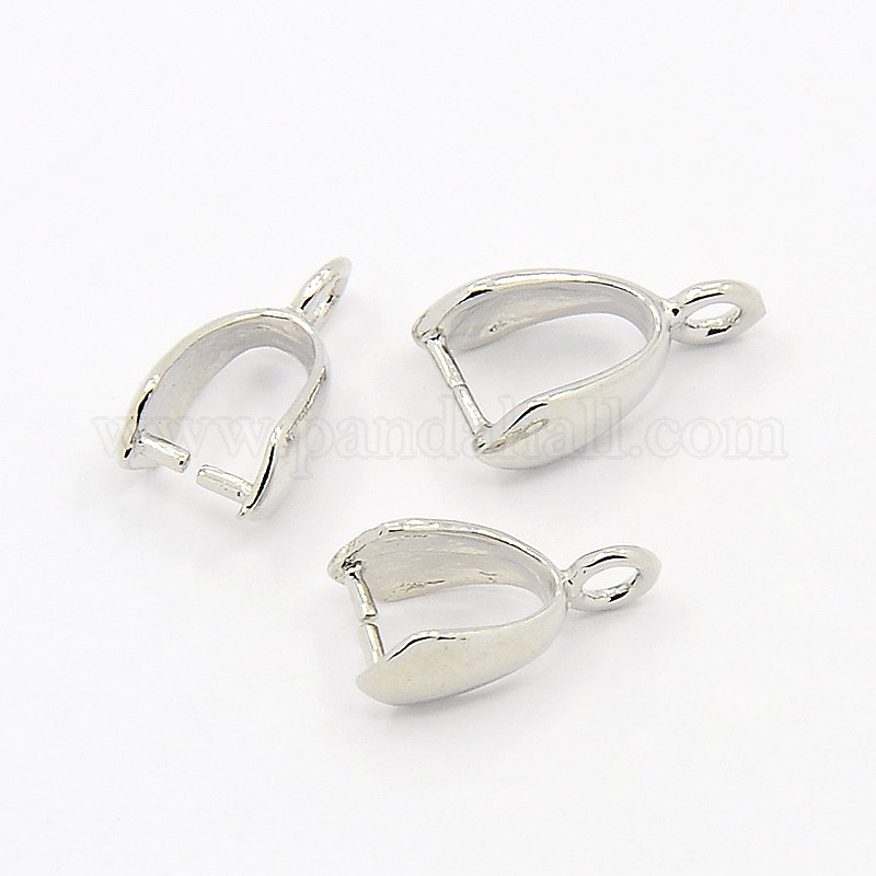 Wholesale Grade AA Brass Ice Pick Pinch Bails for Pendant Making