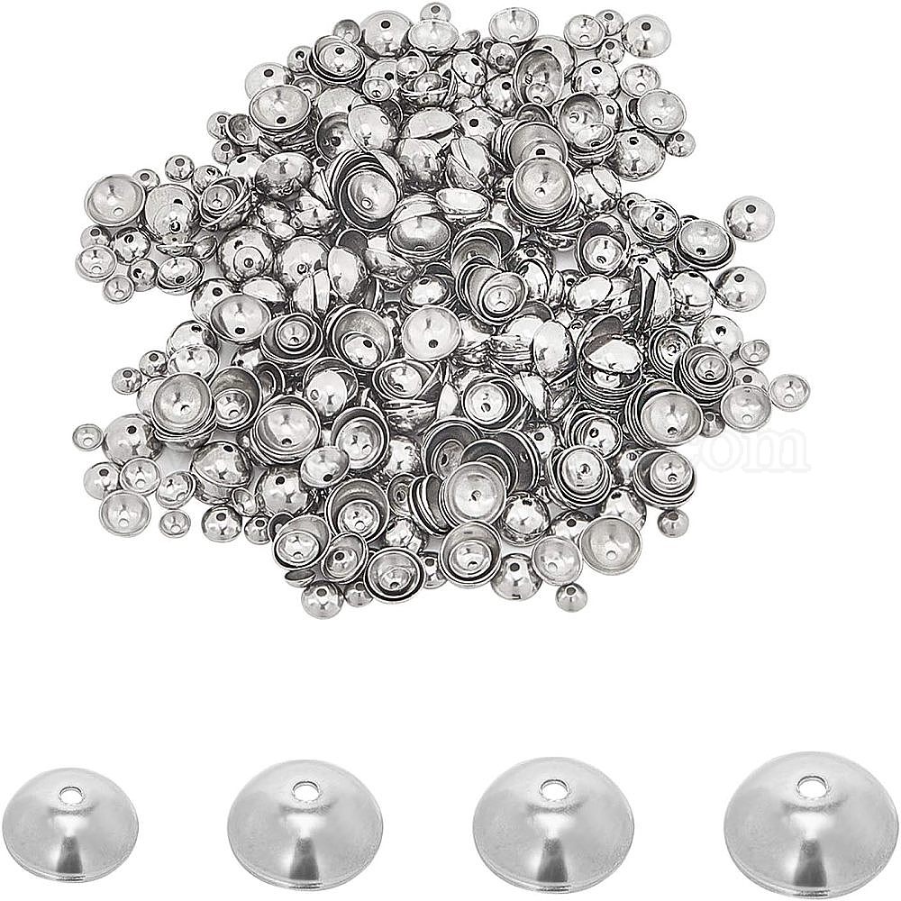 100 pièces de capuchons de perles : capuchons de perles en alliage en