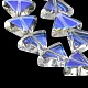 Fili di perle di vetro trasparente placcato colore ab EGLA-G037-08A-AB02-4