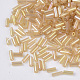 AB Color Plated Glass Bugle Beads SEED-R011-162B-3