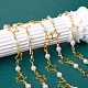 Handgefertigte Perlenkette aus Messing CHC-SZ0001-20-2