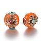 Tibetische Stil Perlen KK-K155-03-2