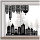 Статические наклейки на окна из пвх AJEW-WH0385-0020-1