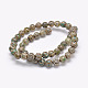 Natural Tibetan 3-Eye dZi Agate Beads Strands G-F354-05-2
