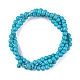Synthetic Turquoise Beads Strands X-TURQ-G106-4mm-02F-3