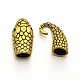 Tibetan Style Alloy Hook and Snake Head Clasps TIBE-N011-040AG-RS-2