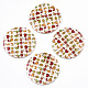Ciondoli in legno stampato seris di frutta WOOD-S045-103B-07-1