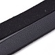片面フラットフェイクスエードコード  フェイクレース  ブラック  10x1.5mm  約1.09ヤード（1m）/連 LW-WH0002-A13-2