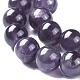 Natural Amethyst Round Bead Strands X-G-I168-08-8mm-3
