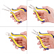 4 шт. набор плоскогубцев для украшений с удобной резиновой рукояткой для изготовления ювелирных изделий PT-BC0001-08-4