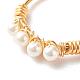 Anelli rotondi con perle di perle di conchiglia RJEW-TA00001-2