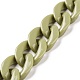 Handmade CCB Plastic Curb Chains AJEW-JB00698-02-2