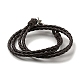 Браслеты из искусственной кожи со шнурками BJEW-F468-12-2