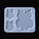 Moules en silicone pour pendentif hibou DIY-I026-23-1