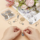 33шт океанская тема diy аксессуары для волос PALLOY-PH01468-3