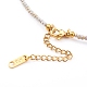 Ожерелья с подвесками из натуральных ракушек NJEW-JN03349-04-3